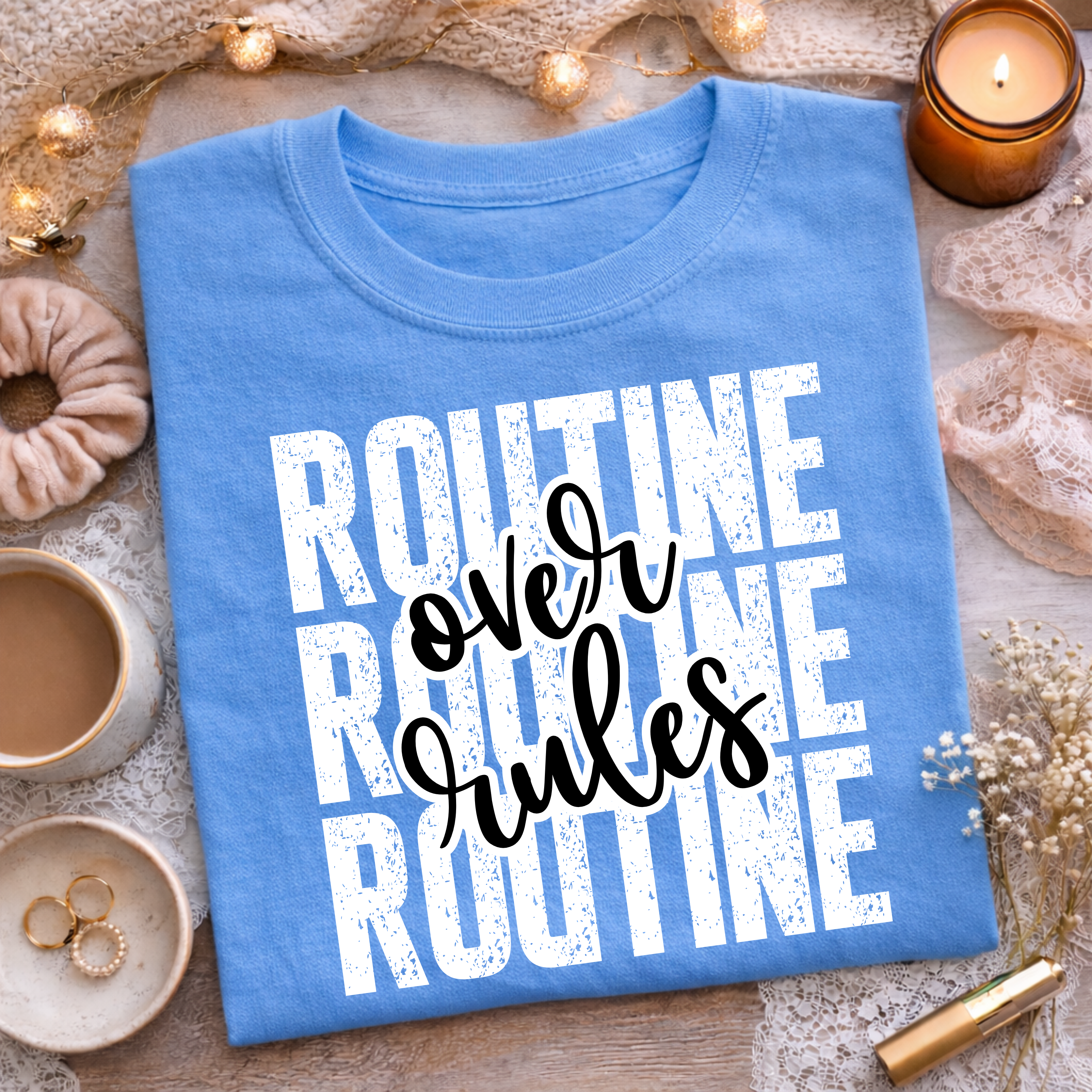 Routine over rules (white)