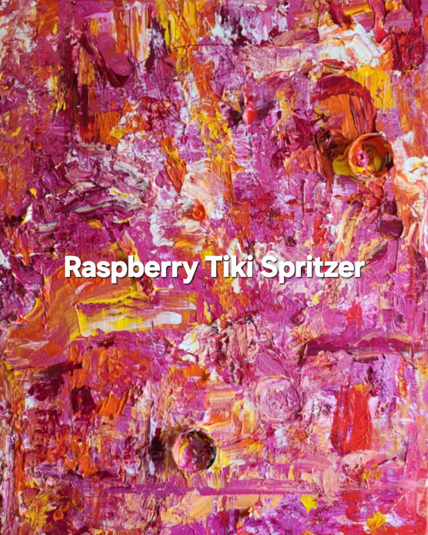 Raspberry Tiki Spritzer