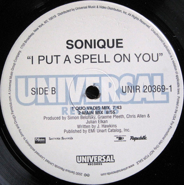 Thumbnail: Sonique - I Put A Spell On You