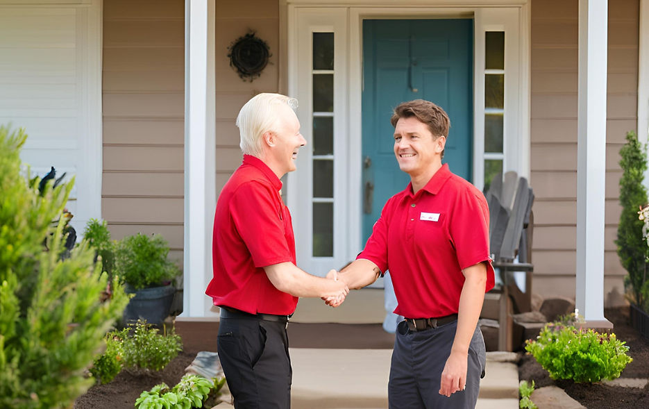 Savannah Junk Removal team member greeting customer in Savannag, GA