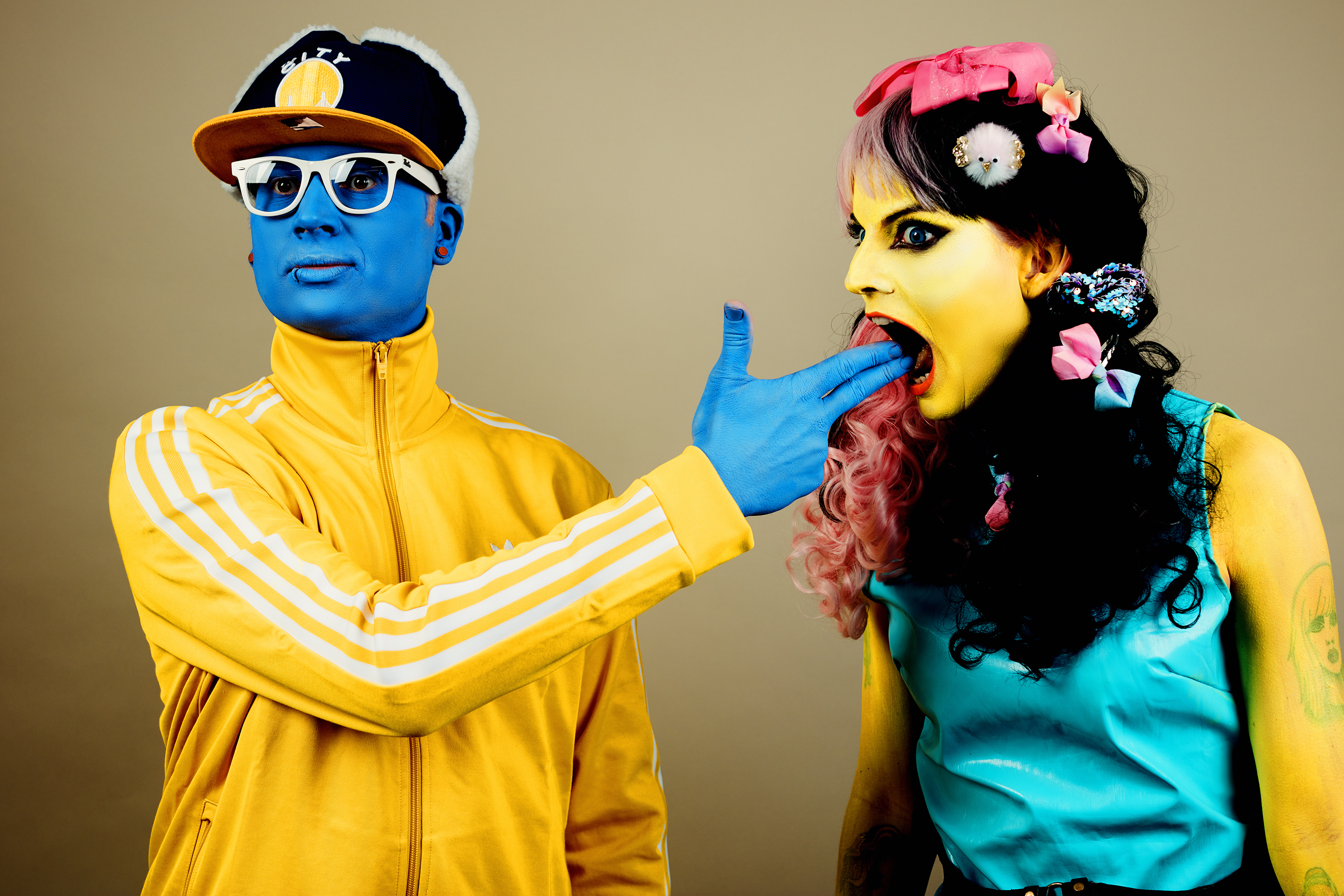 Blue & Yellow