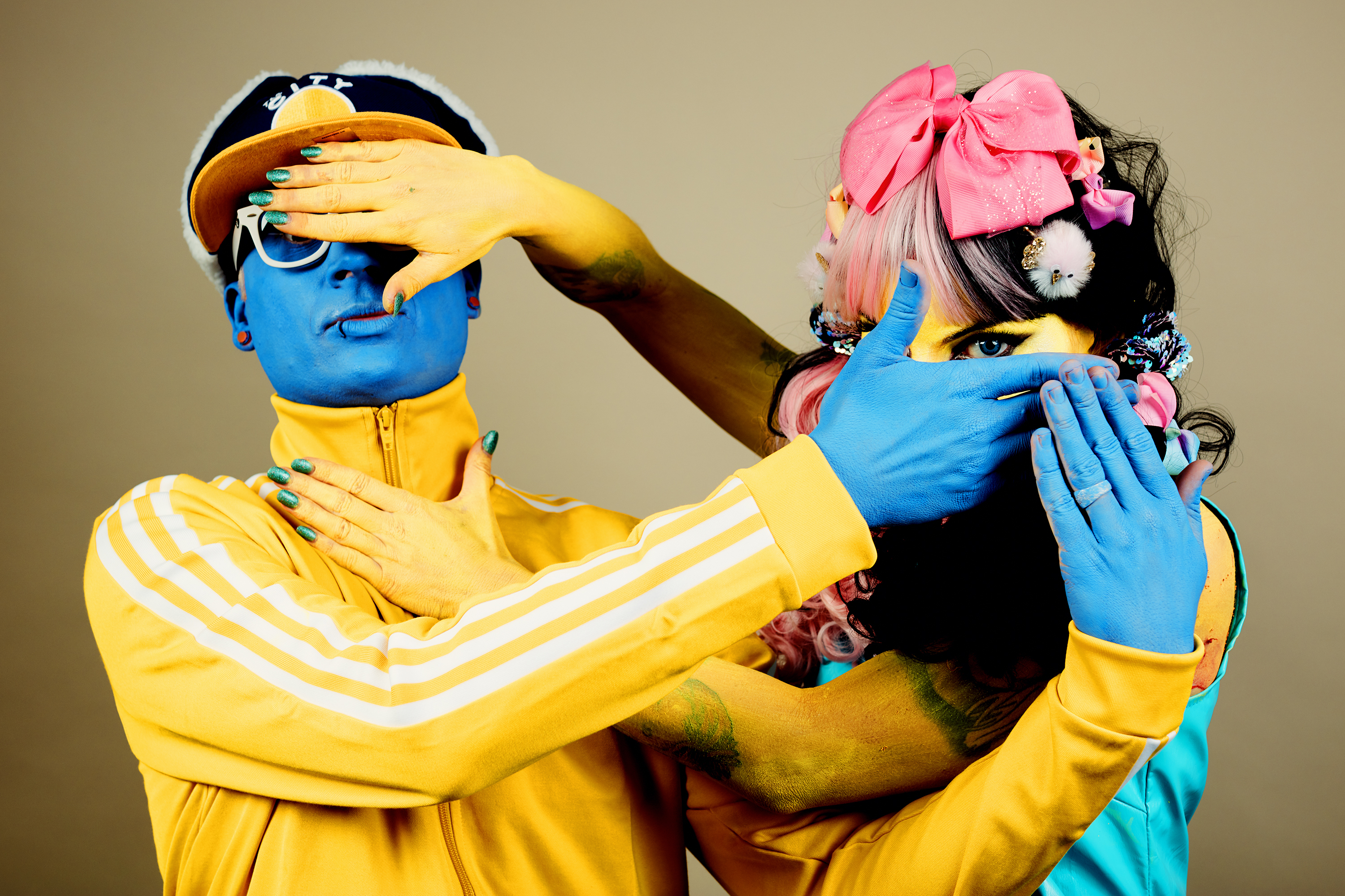Blue & Yellow