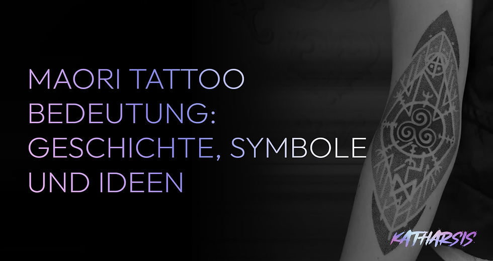 MAORI TATTOO BEDEUTUNG – KULTUR, TRADITION UND SYMBOLE