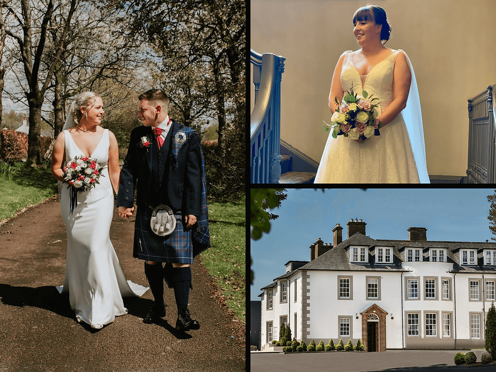 Hetland Hall hotel wedding dressing and steaming service