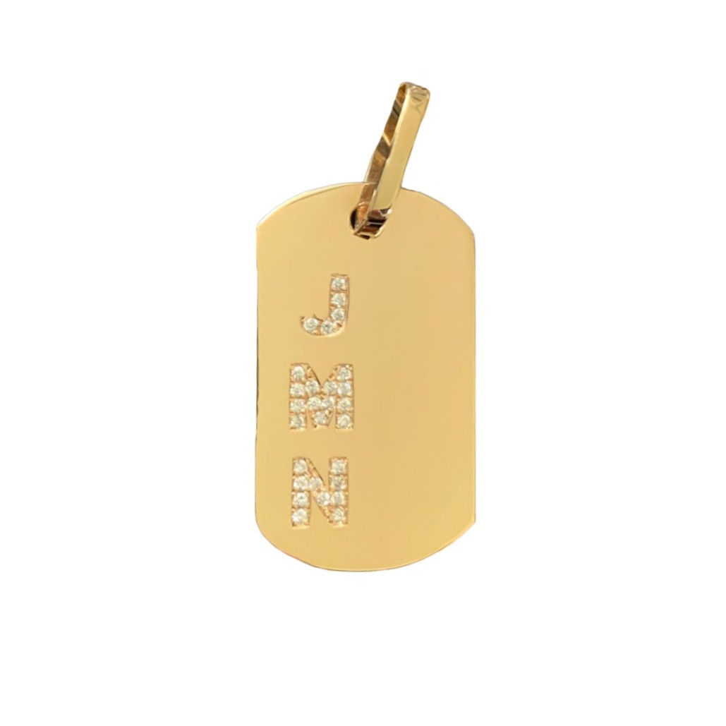 Initial Dog Tag