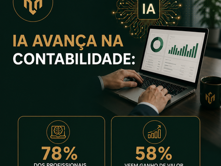 Pesquisa mostra que inteligência artificial já entrou na rotina do setor contábil, mas profissionais apontam gargalos de capacitação e segurança