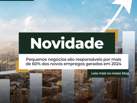 Dados do Sebrae mostram que micro e pequenas empresas geraram mais de 900 mil postos de trabalho até julho.