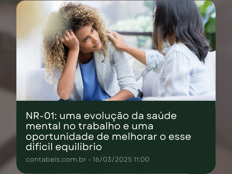 Especialista esclarece que esse é o momento das empresas entenderem que a gestão da saúde mental vai muito além do cumprimento de uma exigência legal.