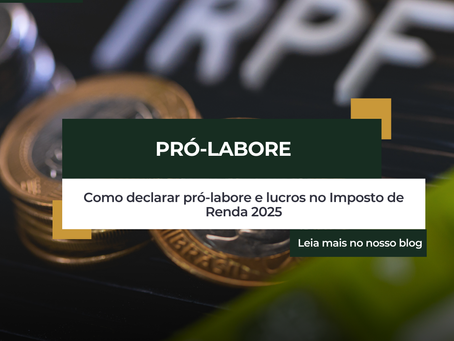 Saiba como declarar corretamente o Imposto de Renda Pessoa Física (IRPF) 2025, separando rendimentos tributáveis (como pró-labore) de isentos (como lucros distribuídos). Dicas para evitar erros e mult