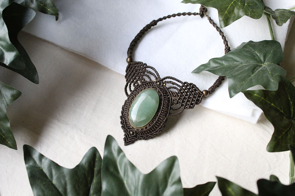 Miniatura: Kala Amulet •| Quartzo Verde