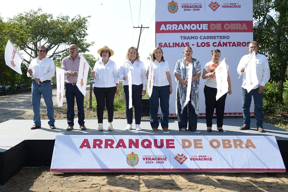 Cumple Rocío Nahle y arranca rehabilitación del camino Salinas–Los Cántaros