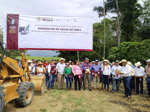 Conagua impulsa la rehabilitación y la tecnificación de la infraestructura hidroagrícola en Veracruz