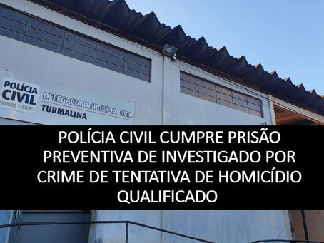 TURMALINA – HOMEM É PRESO POR TENTATIVA DE HOMICÍDIO.