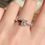 Thumbnail: Emerald Cut Diamond (1.0 cts G, GIA) Engagement Ring in 18K Gold