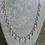 Thumbnail: Brilliant Round And Marquise Diamond Drop Necklace in 18K Gold Large Model