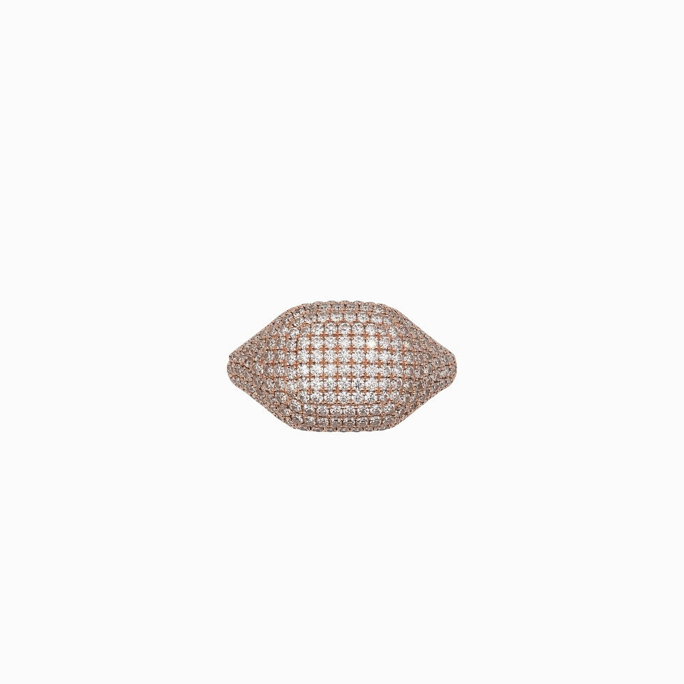 Thumbnail: Pave Diamond Ring in 18K Gold