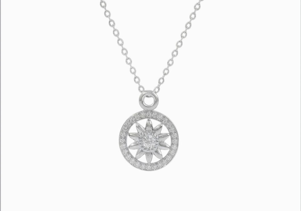 Thumbnail: Diamond Necklace in 18K Gold