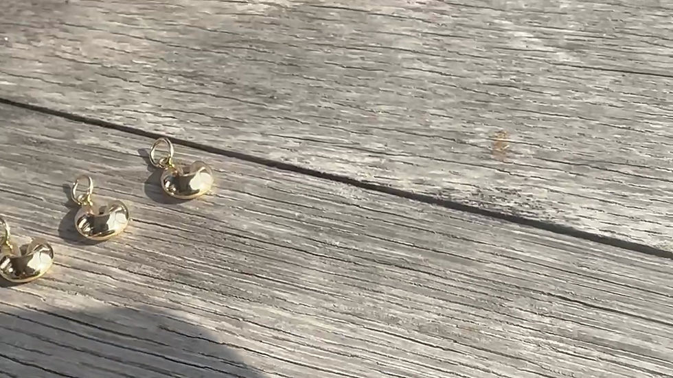 縮圖：Fortune Cookie Charm in 18K Gold