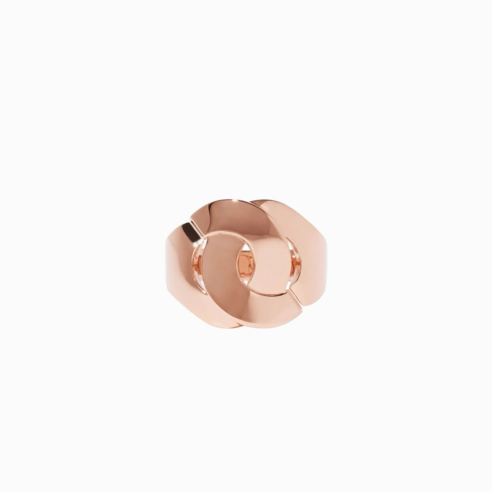 縮圖：Interloop Ring in 18K Gold