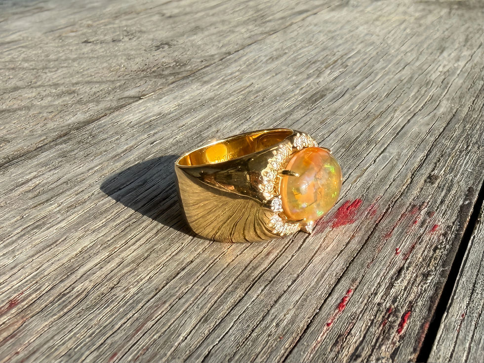 Thumbnail: Opan Diamond Ring in 18K Yellow Gold