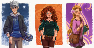 27 Disney And DreamWorks Characters Reimagined As College Students