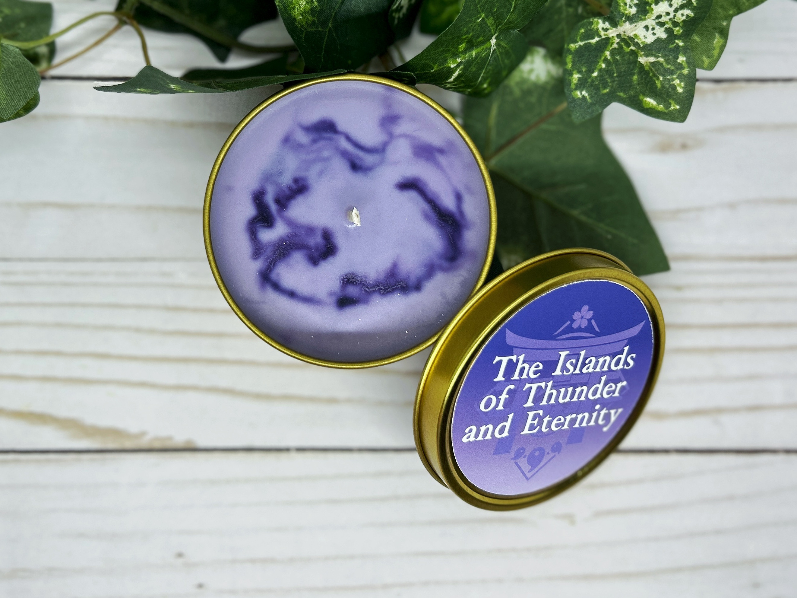 The Islands of Thunder and Eternity | Genshin Impact Inspired Candle