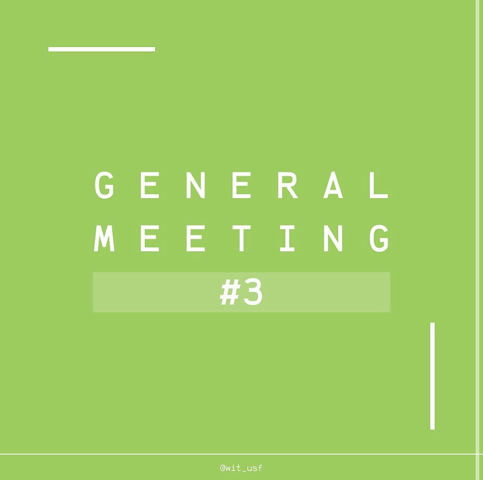 General Meeting #3