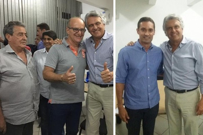 José Novato; Junior, Tiago e Caiado