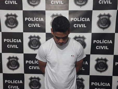 Polícia Civil de Caldas Novas prende suspeito com participação em homicídio.