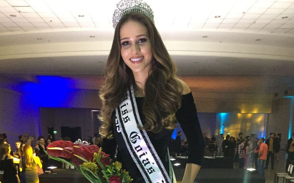 Jeovanca Vasconcelos Nascimento, de Pirenópolis, é eleita a Miss Goiás 2017.