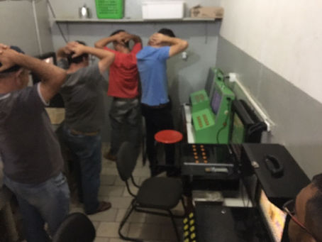 Polícia Civil, através do GENARC de Itumbiara, fecha casa de jogos de azar.