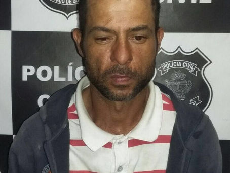 Polícia Civil de Morrinhos prende foragido pelo crime de violência doméstica.
