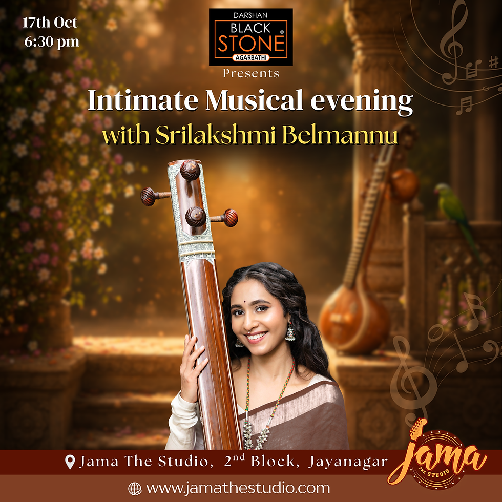 Intimate Musical Evening with Srilakshmi Belmannu