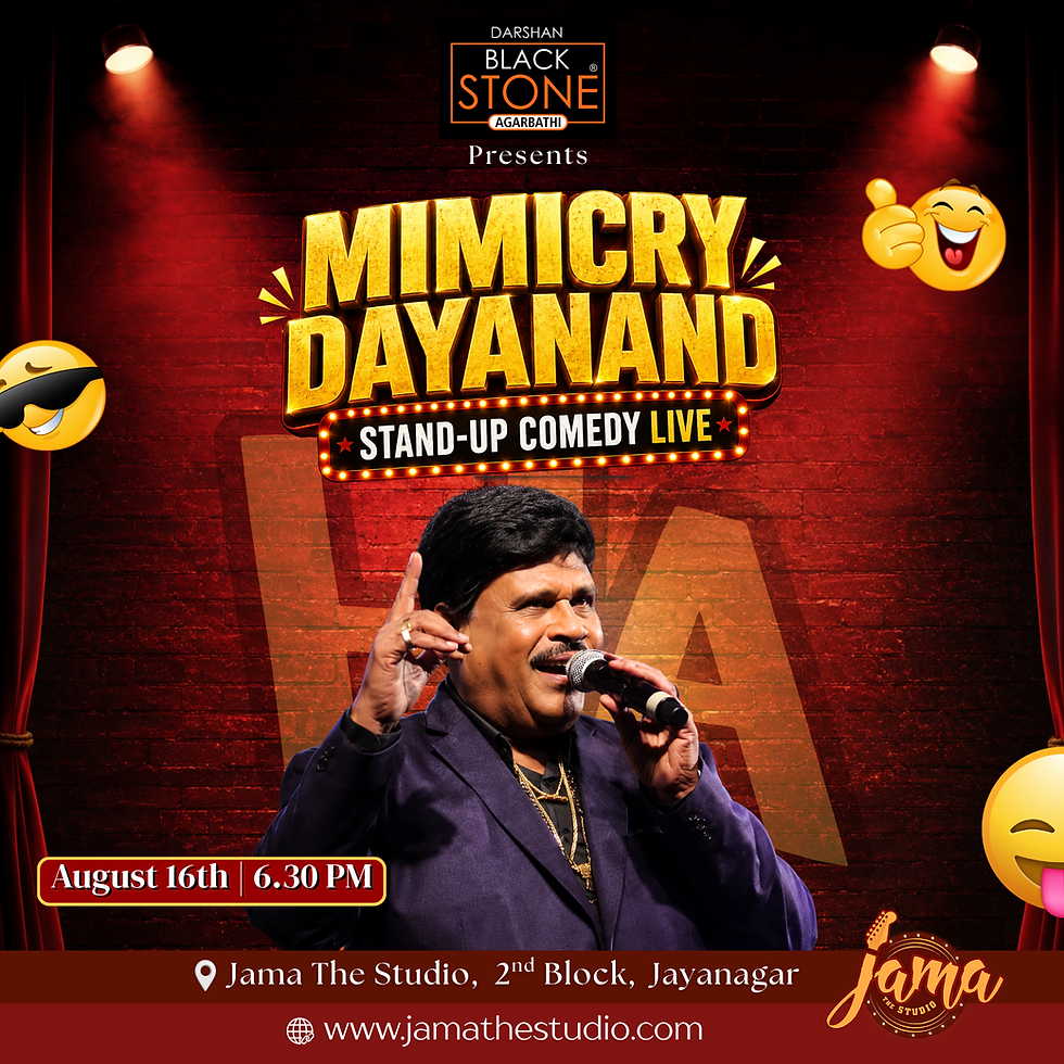 Mimicry Dayanand - stand up comedy live