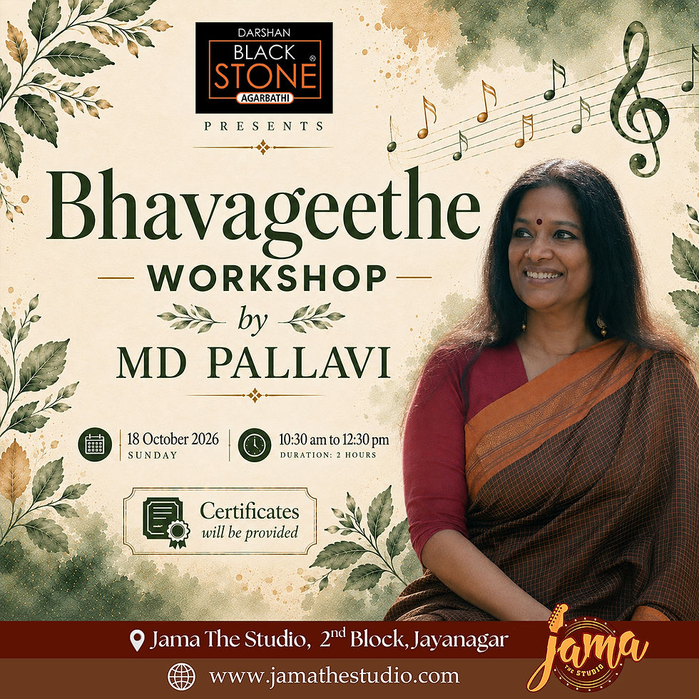 Bhavageethe Workshop by MD Pallavi