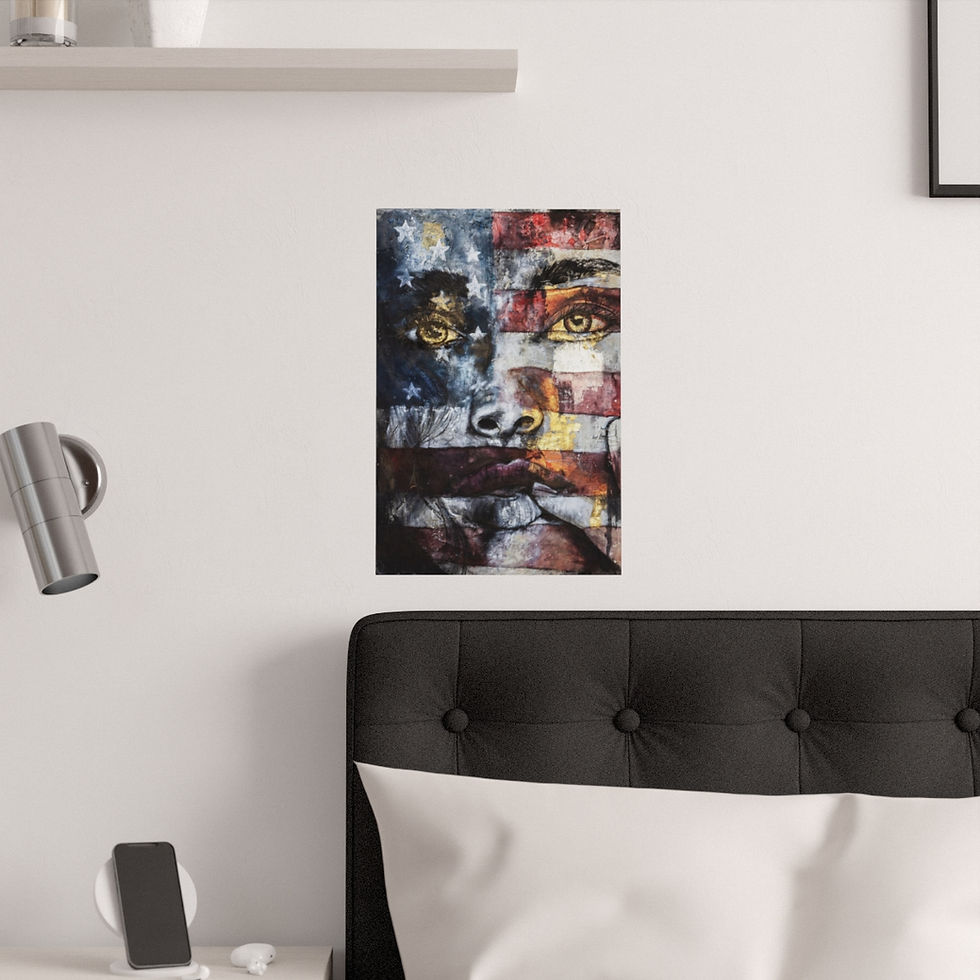 Thumbnail: "America" Satin Poster