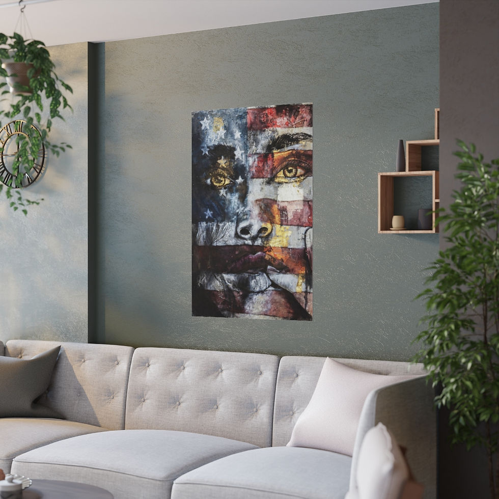 Thumbnail: "America" Satin Poster