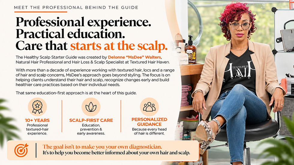DeLonna Walters, Healthy Scalp Starter Guide author.