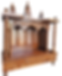 36 by 18 inches Sheesham Wood carving Mandir