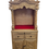 Thumbnail: 25  by 18  Sewan wood natural color Mandir with cabinet open style 
