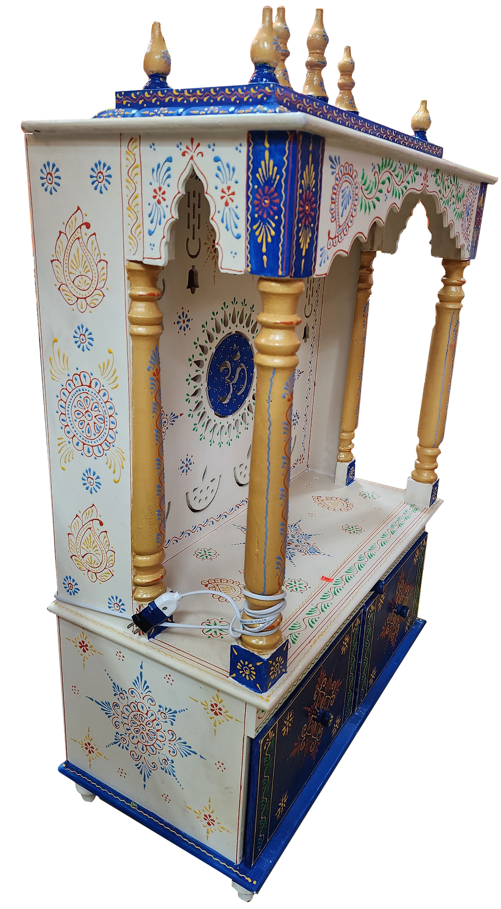 Thumbnail: 36 by 18 MDF  colorFul Led Mandir Open