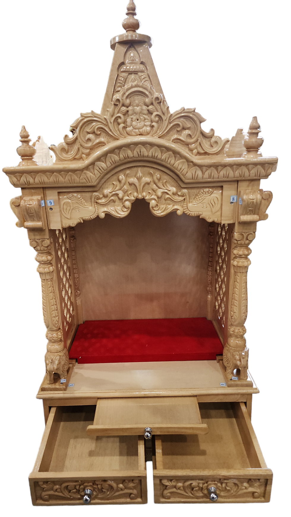 Thumbnail: 22 by 15 inches Sewan wood light color  Mandir