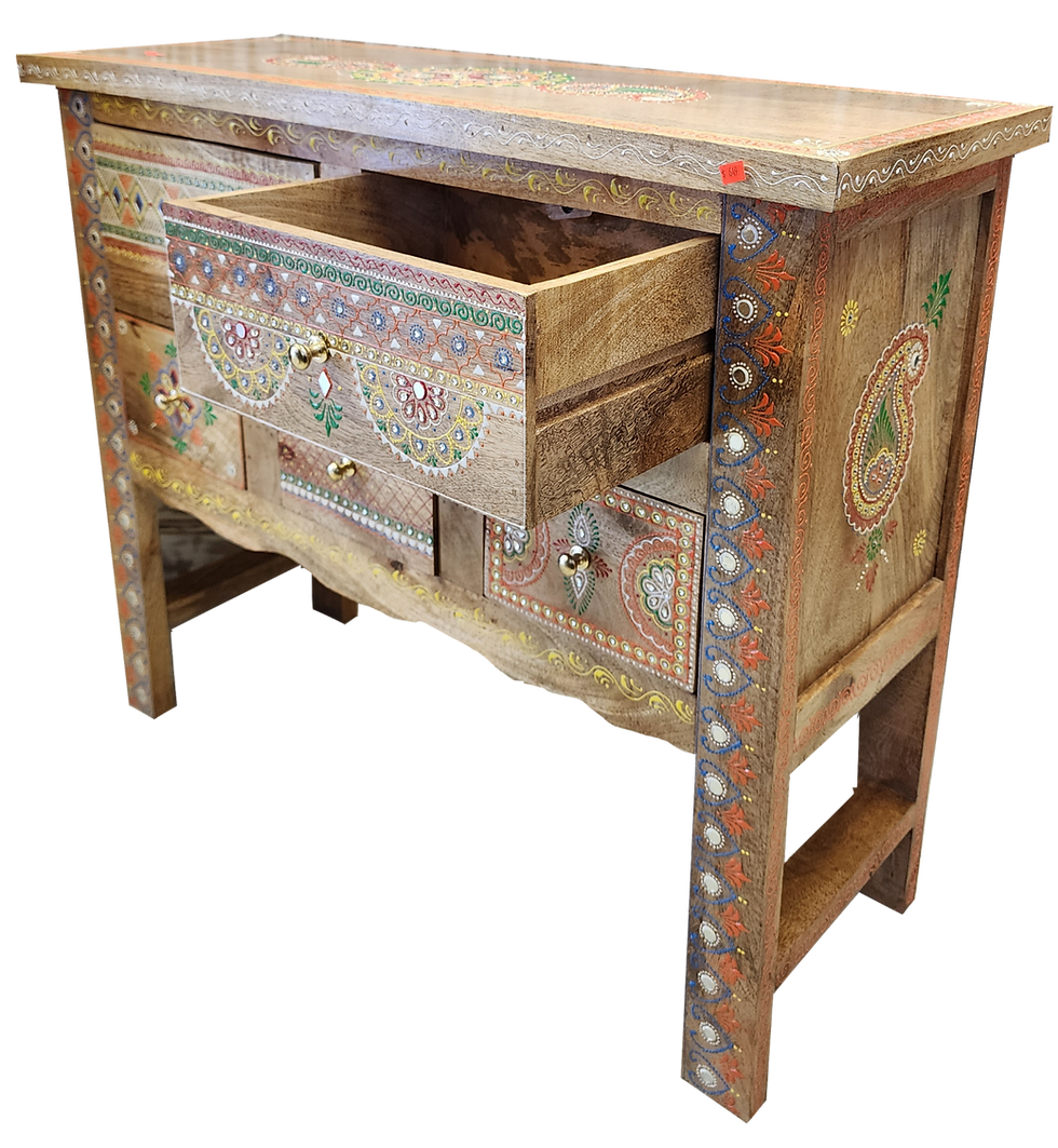 Thumbnail: 35.5 by 13 by 30 inches Solid Wood cabinet with drawers