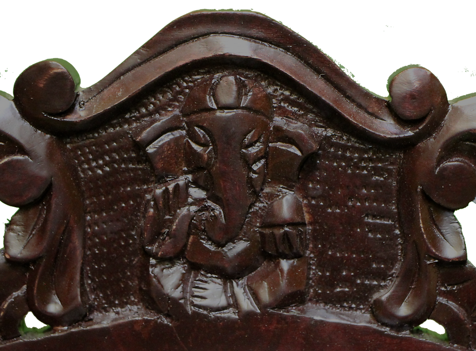 Thumbnail: 20 by 10 Sewan wood Mandir Dark Door