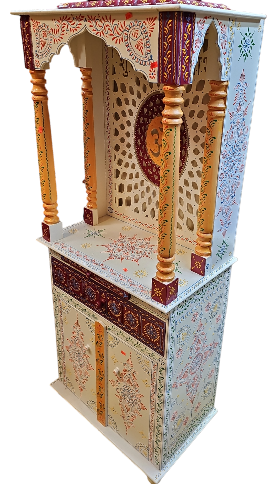 Thumbnail: 24 by 15 MDF  tall colorFul Led Mandir Open