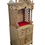 Thumbnail: 25  by 18  Sewan wood natural color Mandir with cabinet open style 