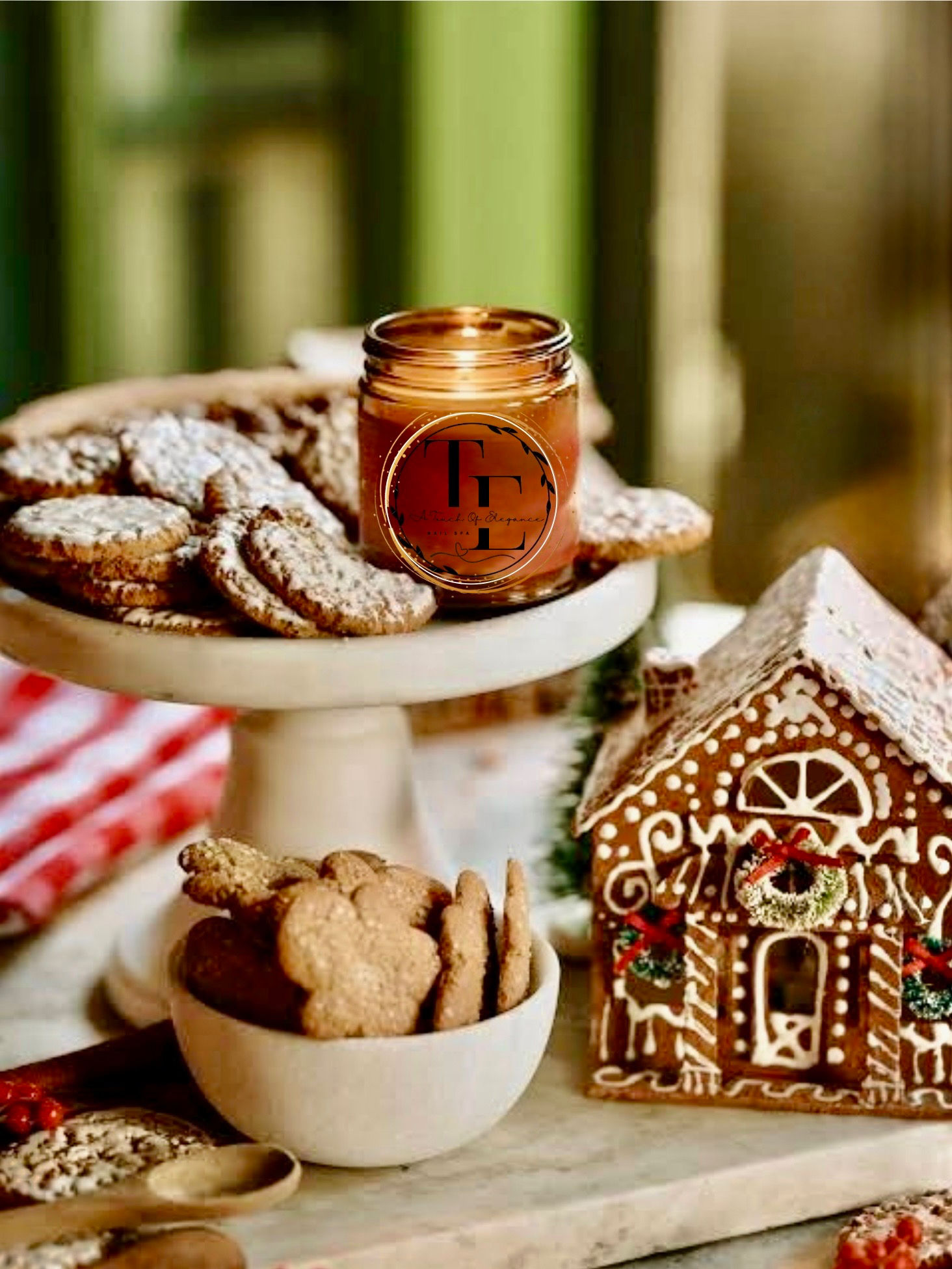 Frosted Gingerbread Cookies