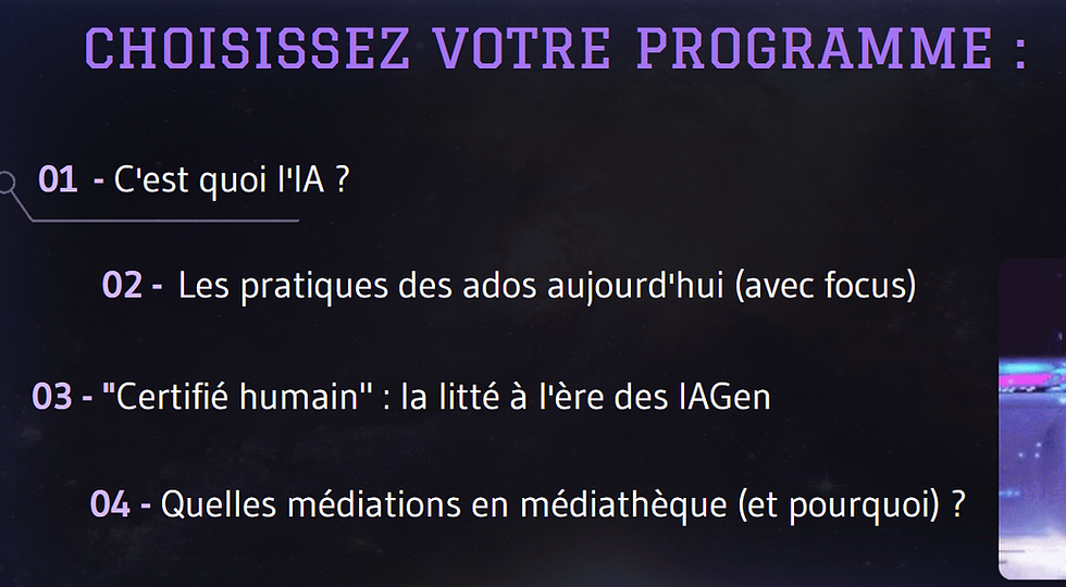 Une journée avec les bibs de la ville de Paris sur les IA