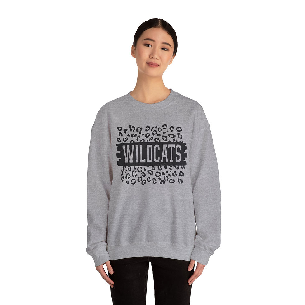 Thumbnail: Wildcats leopard crewneck adult