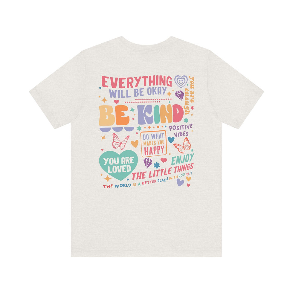 Thumbnail: Positive Vibes Be Kind Front/Back Adult